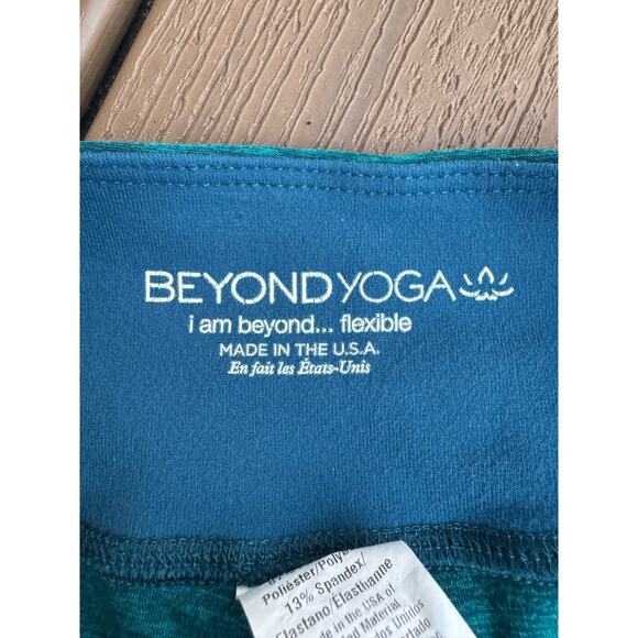Beyond Yoga Teal Spacedye Leggings - Picture 7 of 7